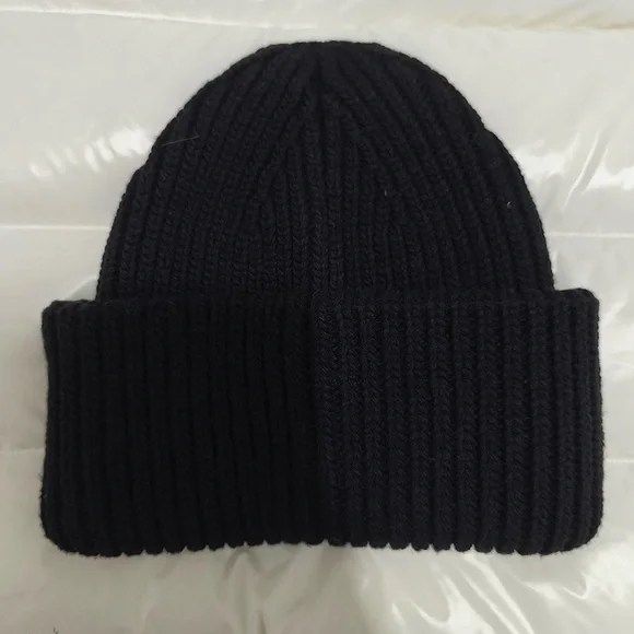 Acne Studios Smiley Face Logo Knit Hat - Picture 2 of 5